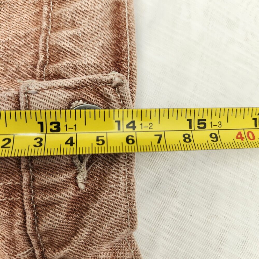 Levis Jean Women Size 33X29 Premium High Loose Wide Straight Leg High Rise Beige - Picture 15 of 16